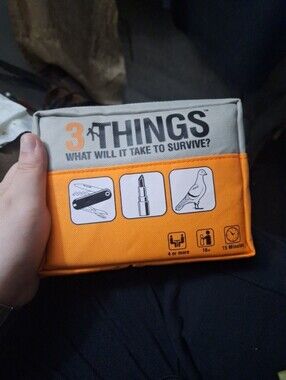 3 Things What Will It Take To Survive? Party Game Travel NEW SEALED